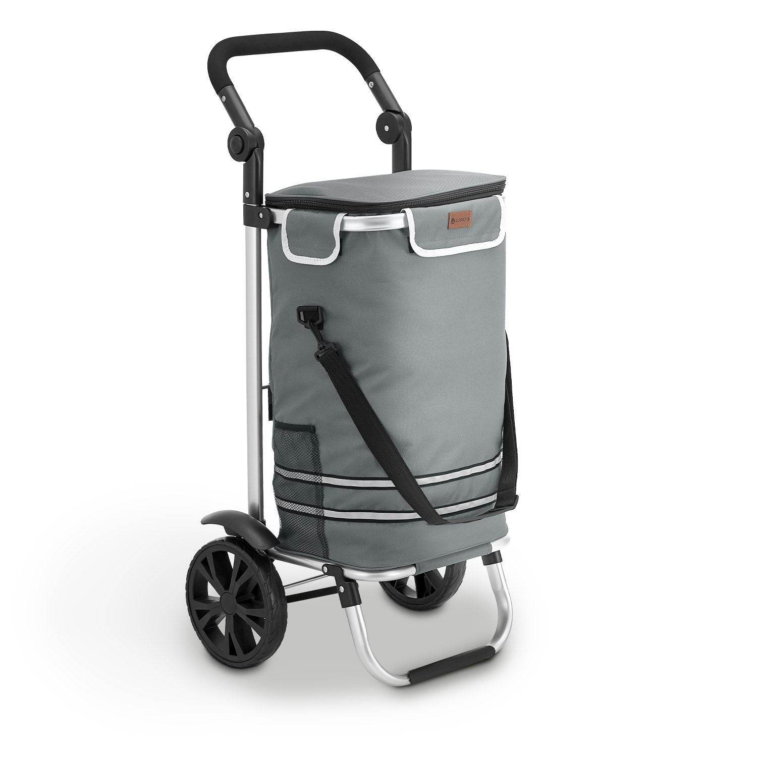 3in1 Einkaufstrolley 56 L Kapazität - Grau - Palo24
