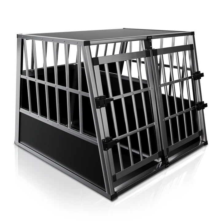 Caisse de transport pour chien en aluminium XL