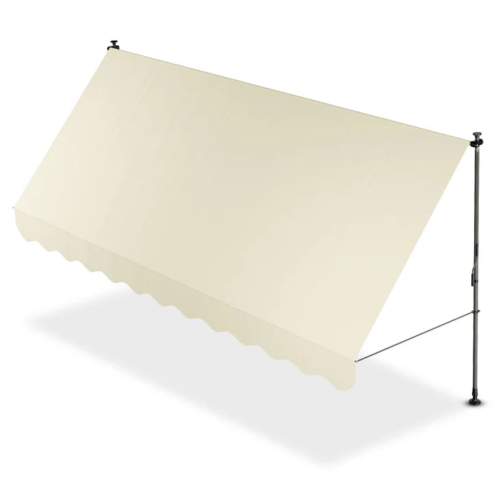 Klemmmarkise Kapstadt 400x120 cm Beige - Palo24