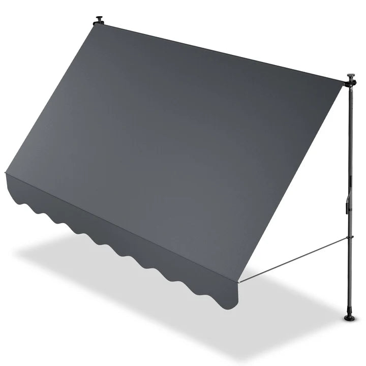 Klemmmarkise Kapstadt 300x120 cm Grau - Palo24
