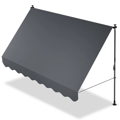 Klemmmarkise Kapstadt 300x120 cm Grau - Palo24