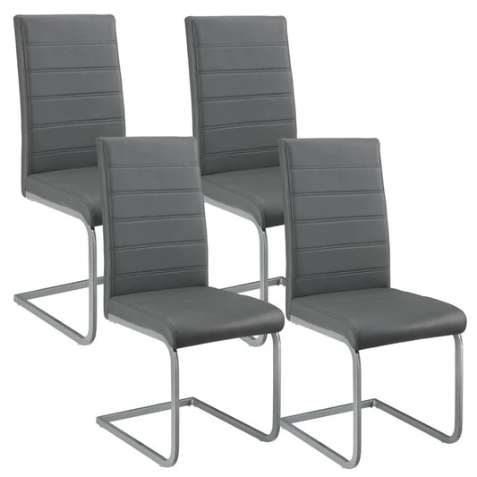 Chaises de salle à manger en porte-à-faux Vegas lot de 4