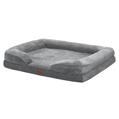 Hundebett Sheena XL Orthopädisches Haustierbett Grau - Palo24