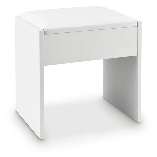 Schminkhocker Melly in Weiss