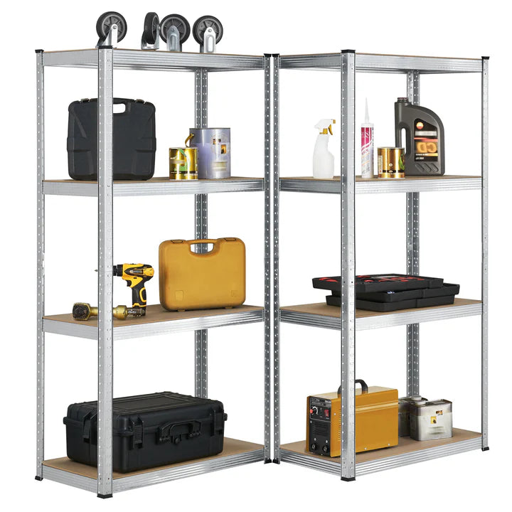Set di 2 ripiani portaoggetti "Easy" 160 x 80 x 40 cm