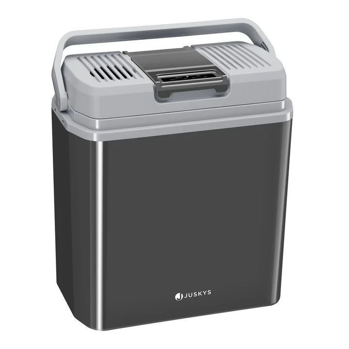 Frigorifero elettrico Nordpol 24 litri in grigio con pratico attacco da 12 V e 230 V