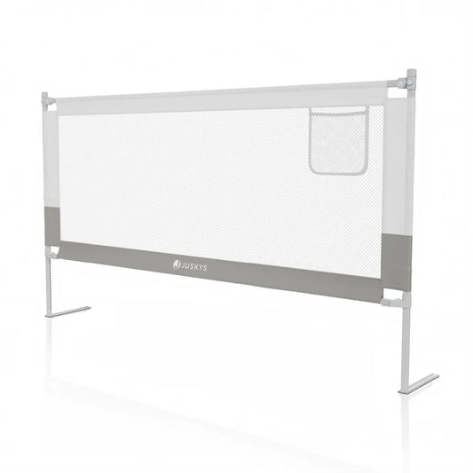 Baby Bettgitter Jaron Rausfallschutz 180 cm Grau