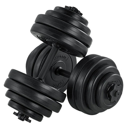 Set di manubri da 2 pezzi da 30 kg con 16 dischi