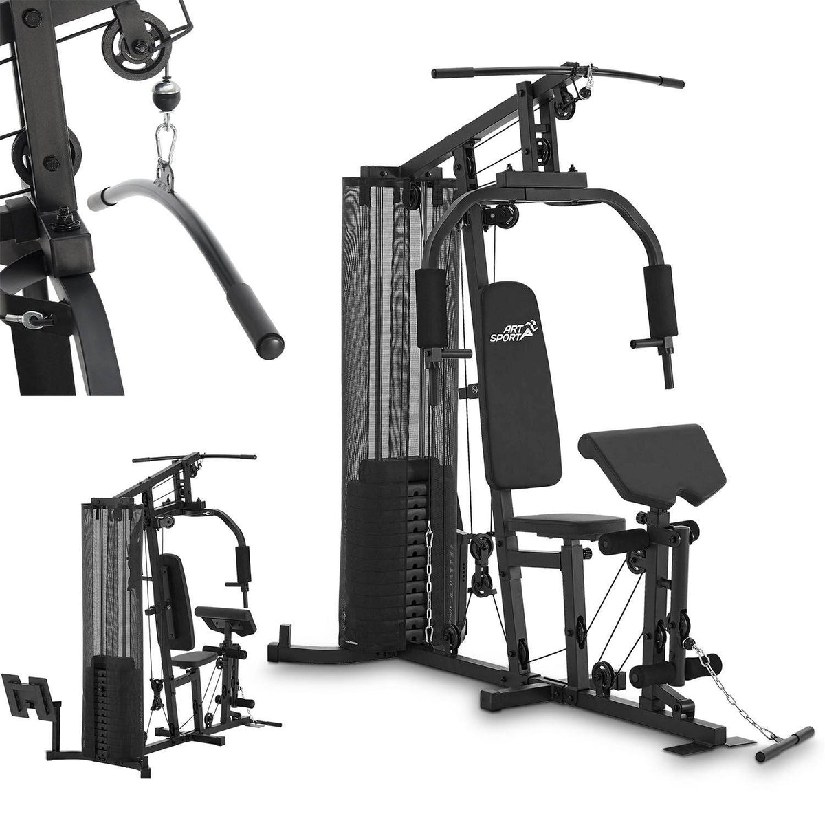 Kraftstation ProfiGym 3000 mit 14 Gewichte - Palo24