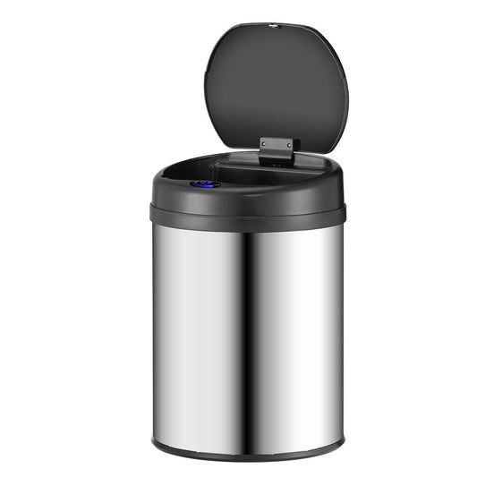 Automatischer Mülleimer mit Sensor - 30L Silber - Palo24