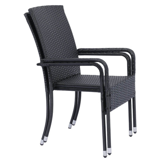 Polyrattan Gartenstühle Yoro 2er Set - Palo24
