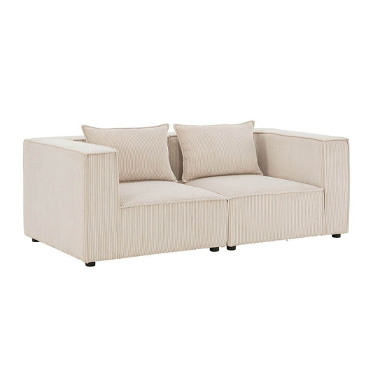 Modulares Sofa Domas S - 2 Sitzer Beige - Palo24
