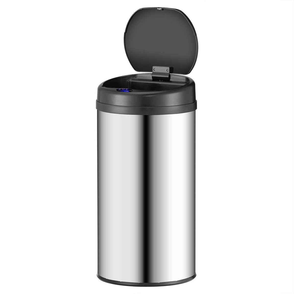 Automatischer Mülleimer mit Sensor - 40L Silber - Palo24