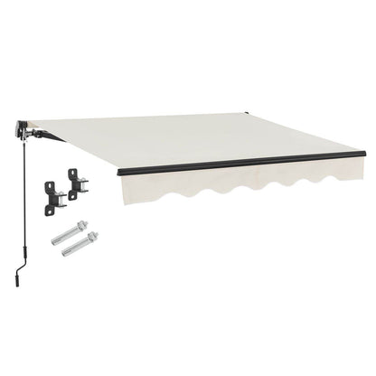 Gelenkarmmarkise 400 x 300 cm Beige - Palo24