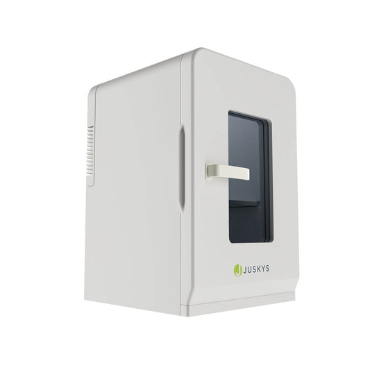 Mobiler 2in1 Mini-Kühlschrank 15 l Weiss - Palo24