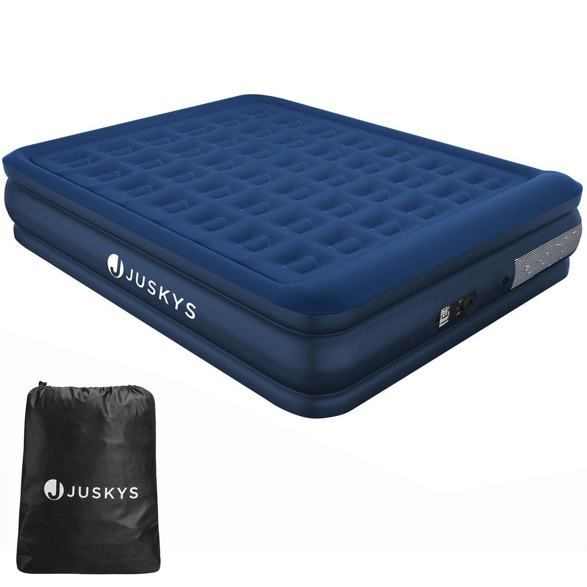 Luftbett Sapri M mit integrierter Pumpe - Blau - Palo24