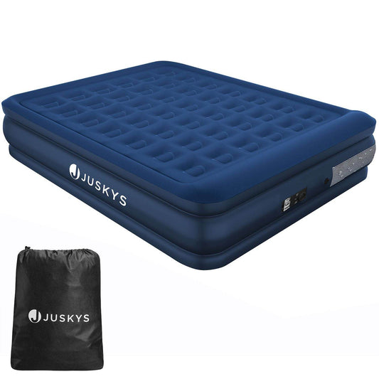 Luftbett Sapri M mit integrierter Pumpe - Blau - Palo24