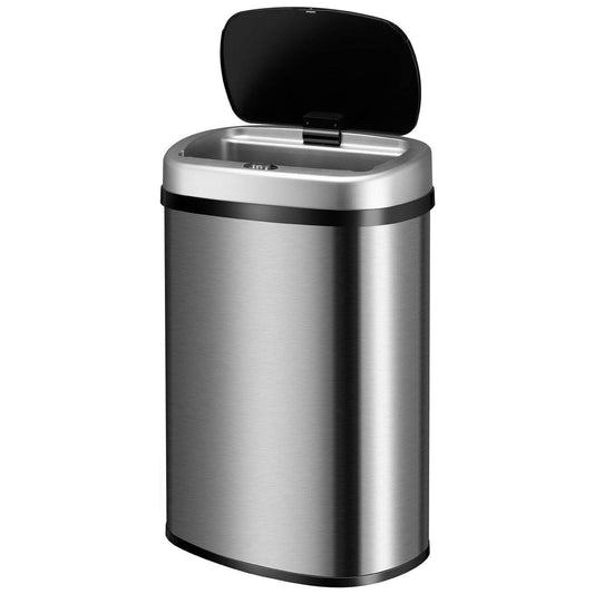 Automatischer Mülleimer mit Sensor - 50L Silber - Palo24