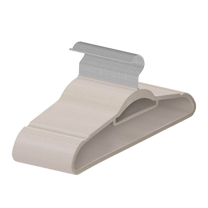 Kleiderbügel Samt 50er Set Khaki - Palo24