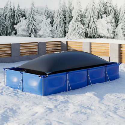 Aufblasbare Poolabdeckung Eckig 2 x 4 m - Palo24
