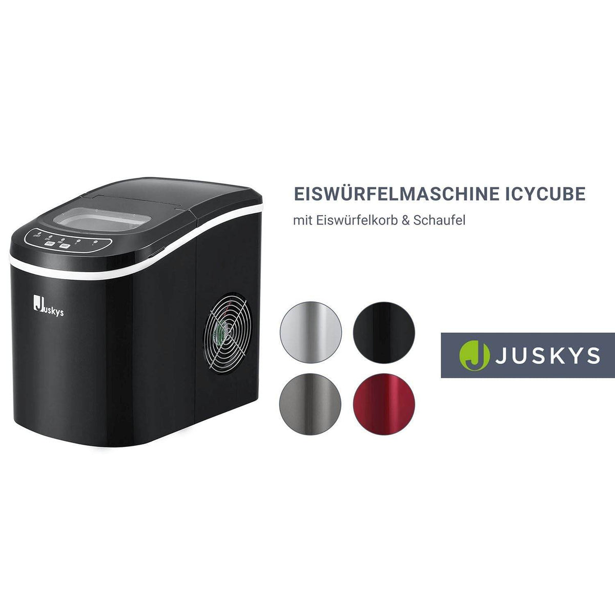 Eiswürfelmaschine IcyCube rot - Palo24