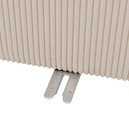 Modulares Sofa Domas L - 3 Sitzer Cord Beige - Palo24
