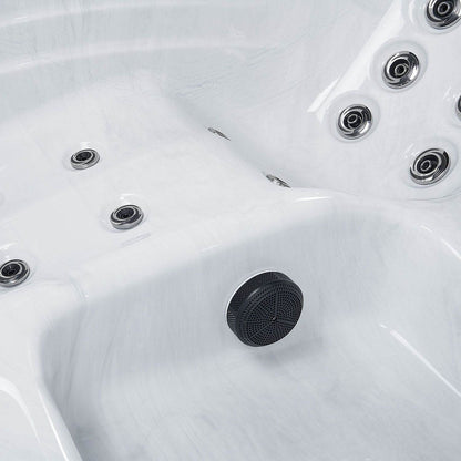 Outdoor Whirlpool Oasis mit LED Massagedüsen - Palo24