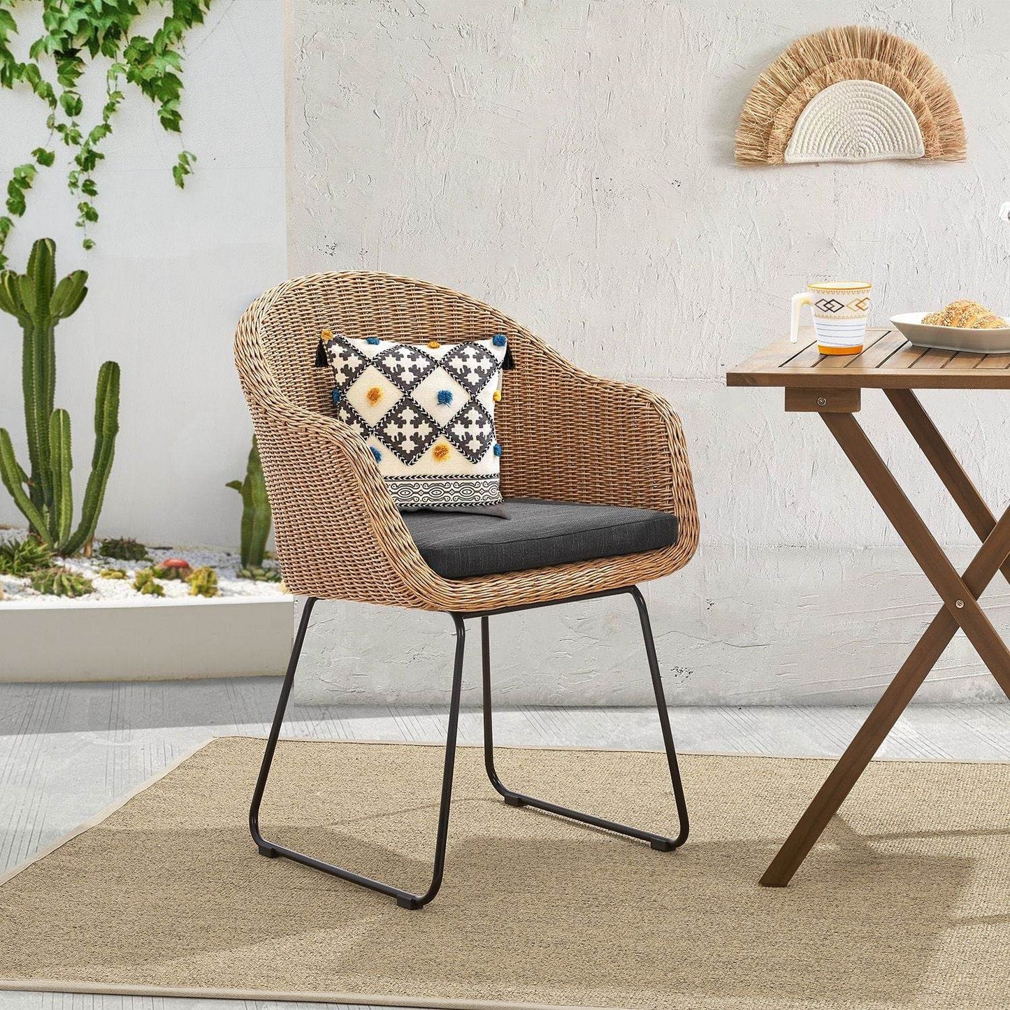 2x Rattan Korbsessel Cody - Palo24