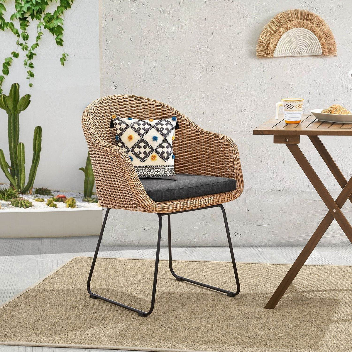 2x Rattan Korbsessel Cody - Palo24