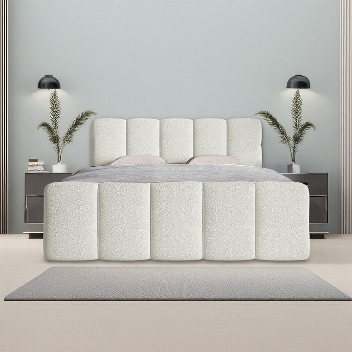 Boxspringbett Manitoba 180x200 cm Creme