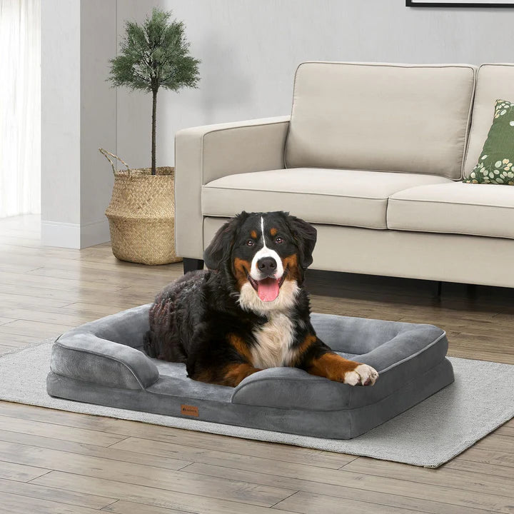 Hundebett Sheena XL Orthopädisches Haustierbett Grau - Palo24