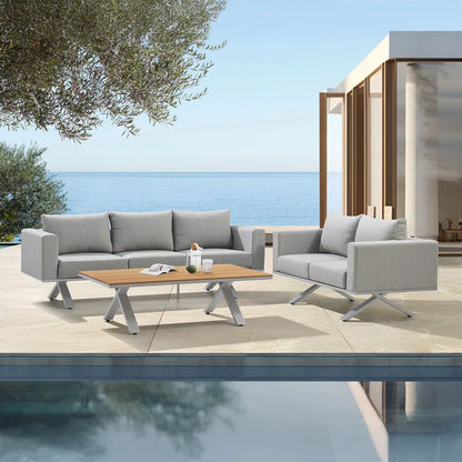 Premium Gartenlounge Set Alexandria Grau - Palo24