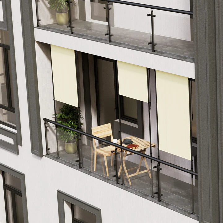 Senkrechtmarkise Barbados 100x310 cm Beige - Palo24