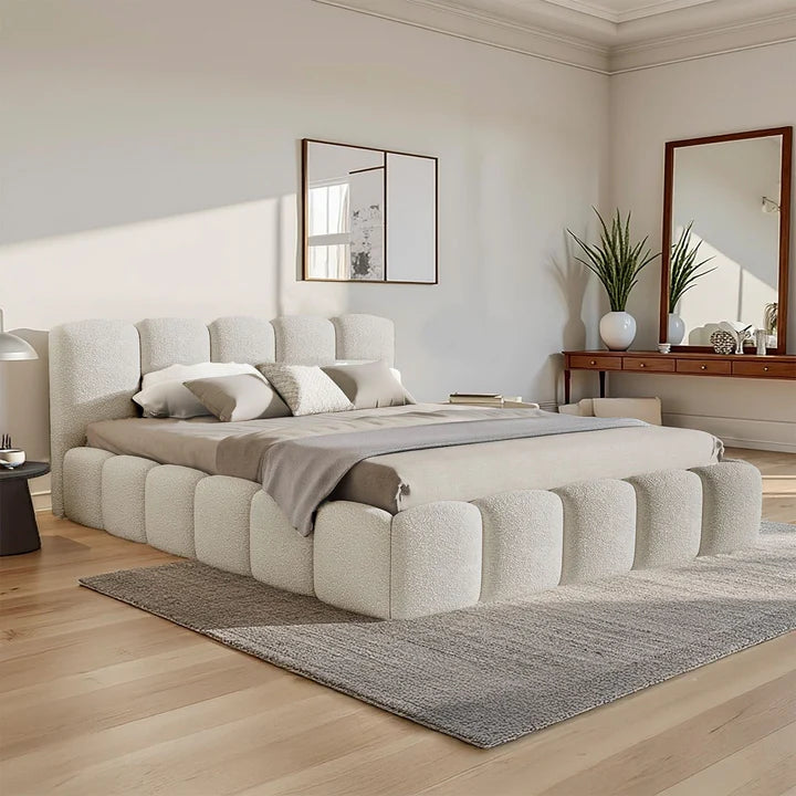 Polsterbett Catania Inkl. Lattenrost - 180x200 cm Beige - Palo24