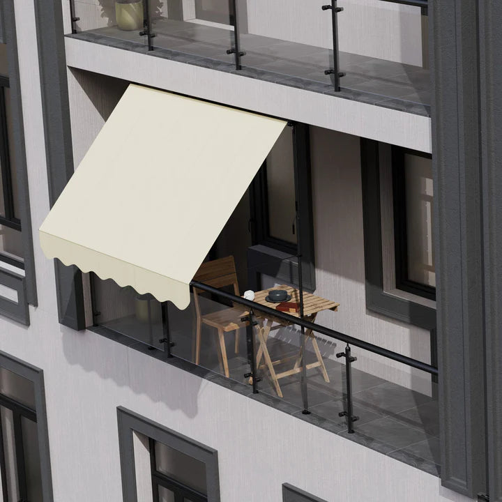 Klemmmarkise Kapstadt 350x120 cm Beige - Palo24