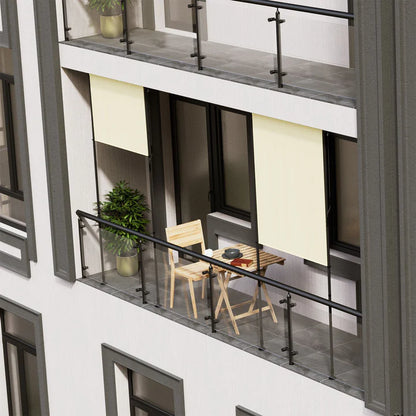 Senkrechtmarkise Barbados 120x310 cm Beige - Palo24