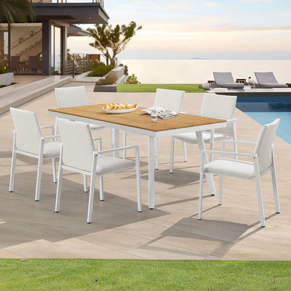 Premium Gartenlounge Set Maui Tisch mit 6 Stühlen - Palo24