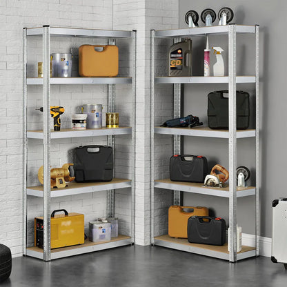 2er Set Lagerregal Schwerlastregale "Basic" 180 x 90 x 40 cm