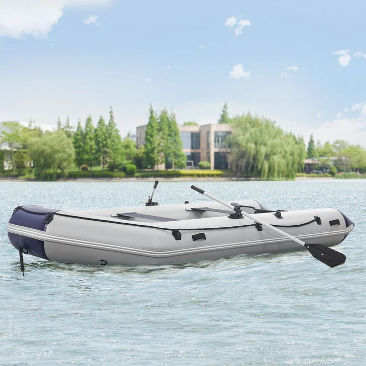 Schlauchboot Paddelboot grau mit Aluboden - 3,80m inkl. Verzollungsnachweiss