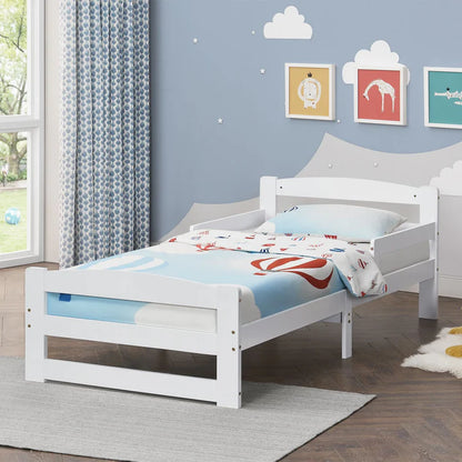 Letto per ragazzi 90 x 200 cm letto in legno Arona con rete a doghe bianco