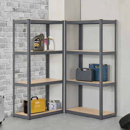 Scaffale portaoggetti Easy Set da 2 160 x 80 x 40 cm Grigio