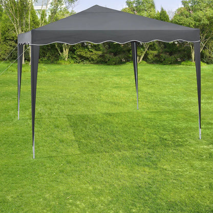 Faltpavillon Vivara 3x3 m in Grau mit Tragetasche