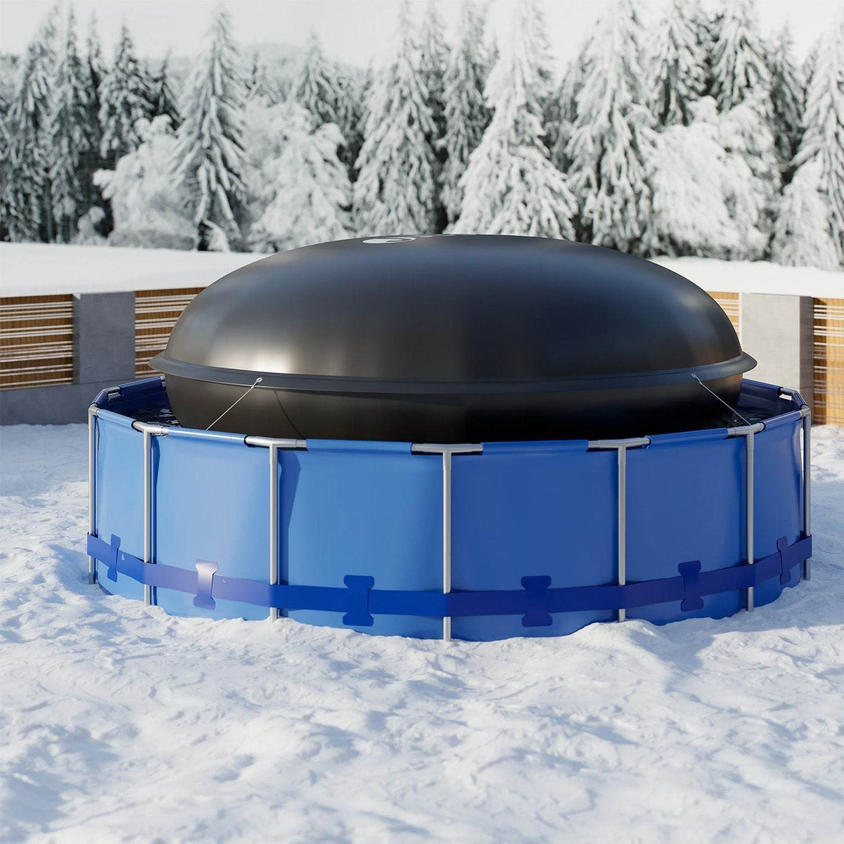Aufblasbare Poolabdeckung Rund 4 m - Palo24
