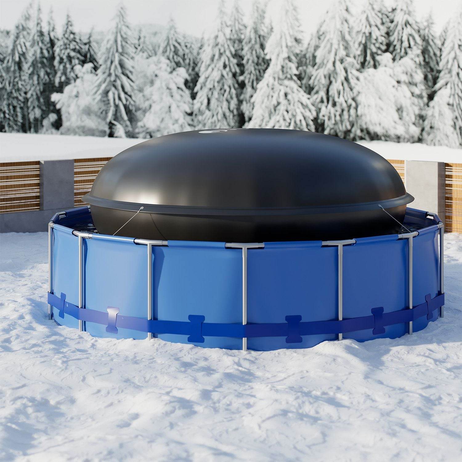 Aufblasbare Poolabdeckung Rund 3 m - Palo24