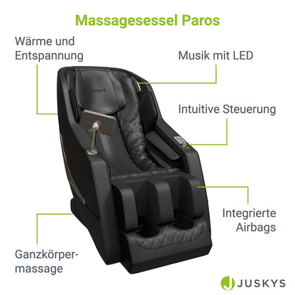 Massagestuhl Paros Schwarz