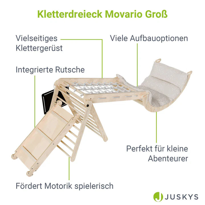 Kletterdreieck Movario Vielseitiges Indoor-Klettergerüst - Palo24