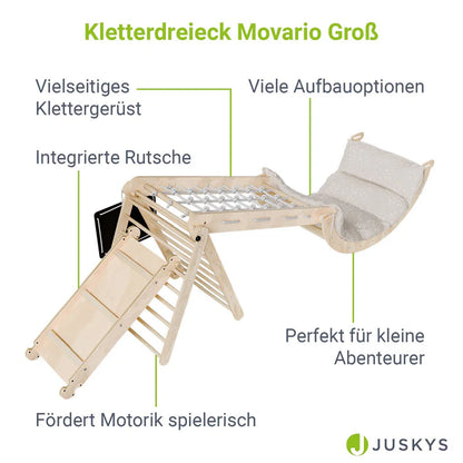 Kletterdreieck Movario Vielseitiges Indoor-Klettergerüst - Palo24