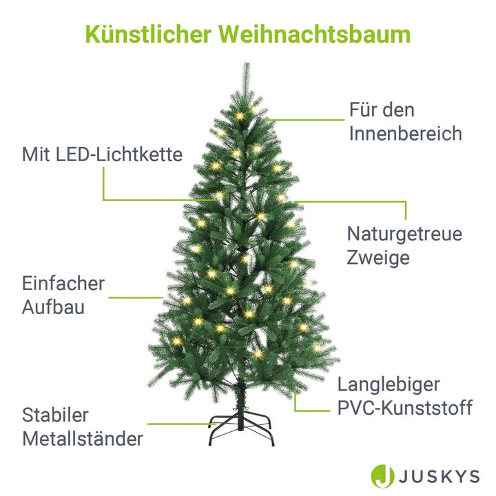 Künstlicher Weihnachtsbaum 180 mit LED