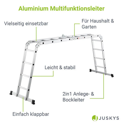 Scala multifunzionale in alluminio 4,7m
