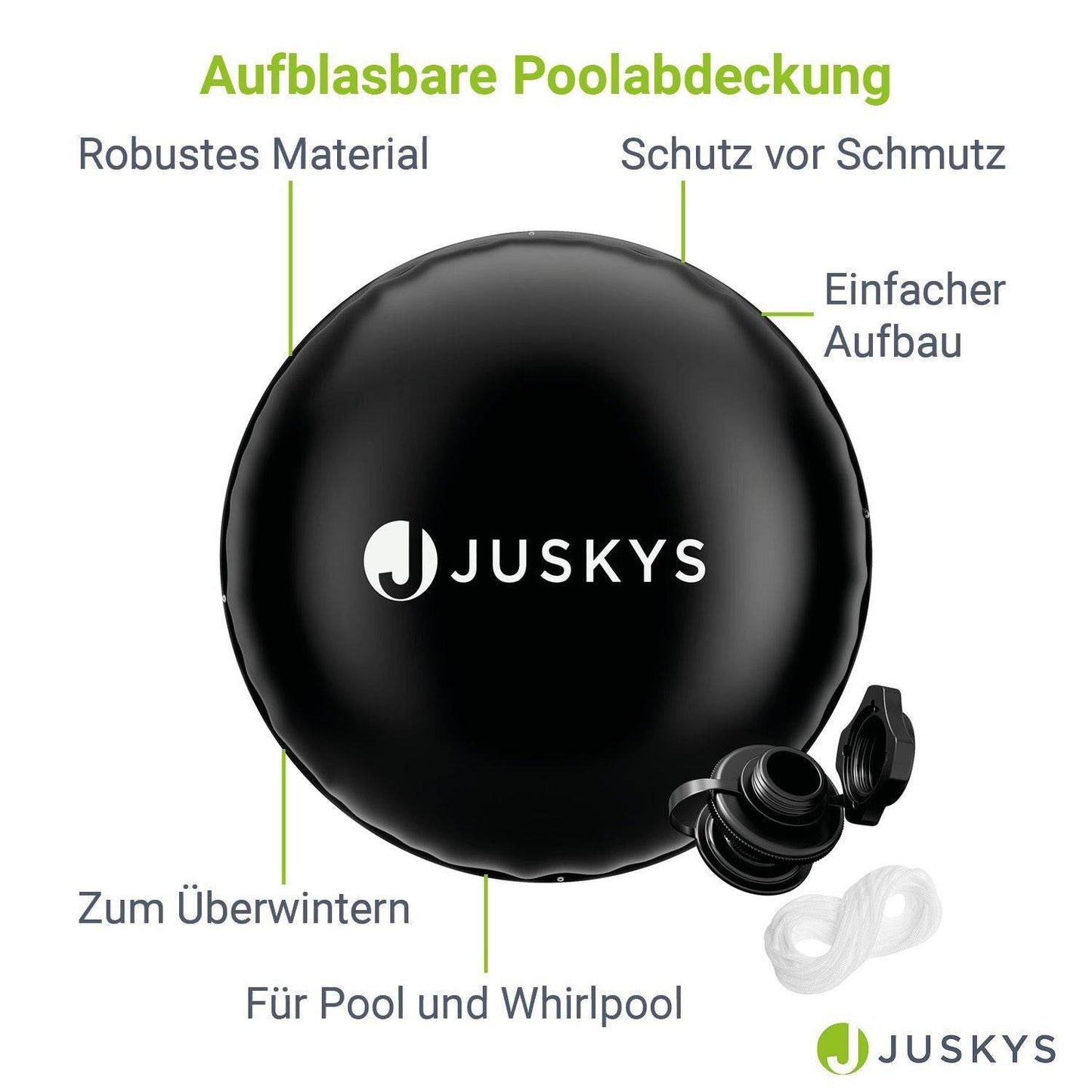 Aufblasbare Poolabdeckung Rund 4 m - Palo24